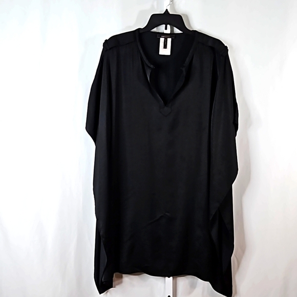 BCBGMAXAZRIA Black Butterfly Top/Dress Sz XS/S - Picture 1 of 7